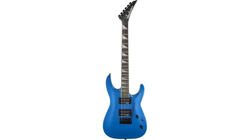 metallic blue dinky guitar