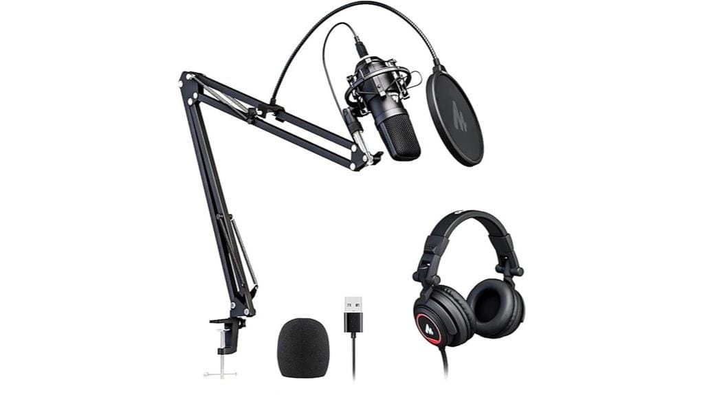 microphone and headphone bundle