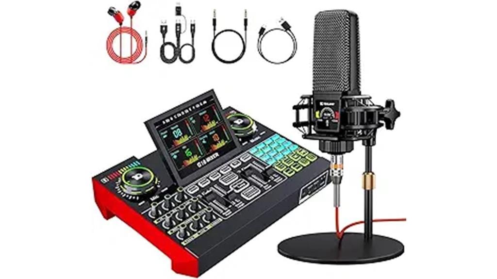 microphone and sound card bundle