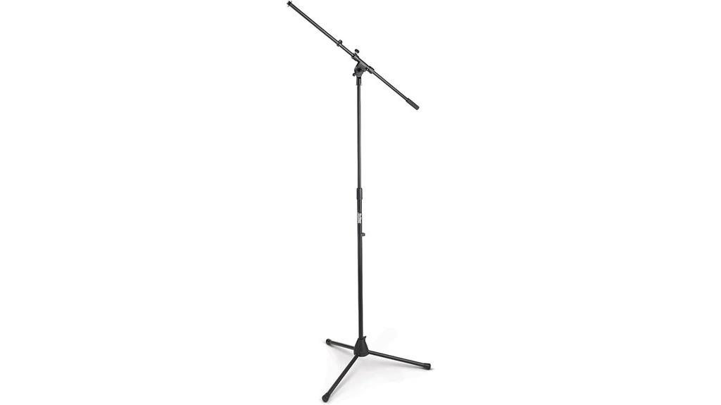 microphone boom stand black