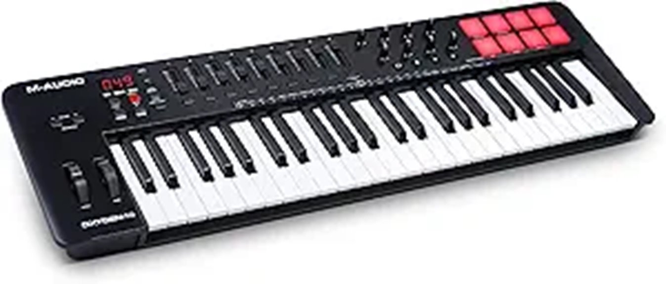 midi keyboard controller 49 key
