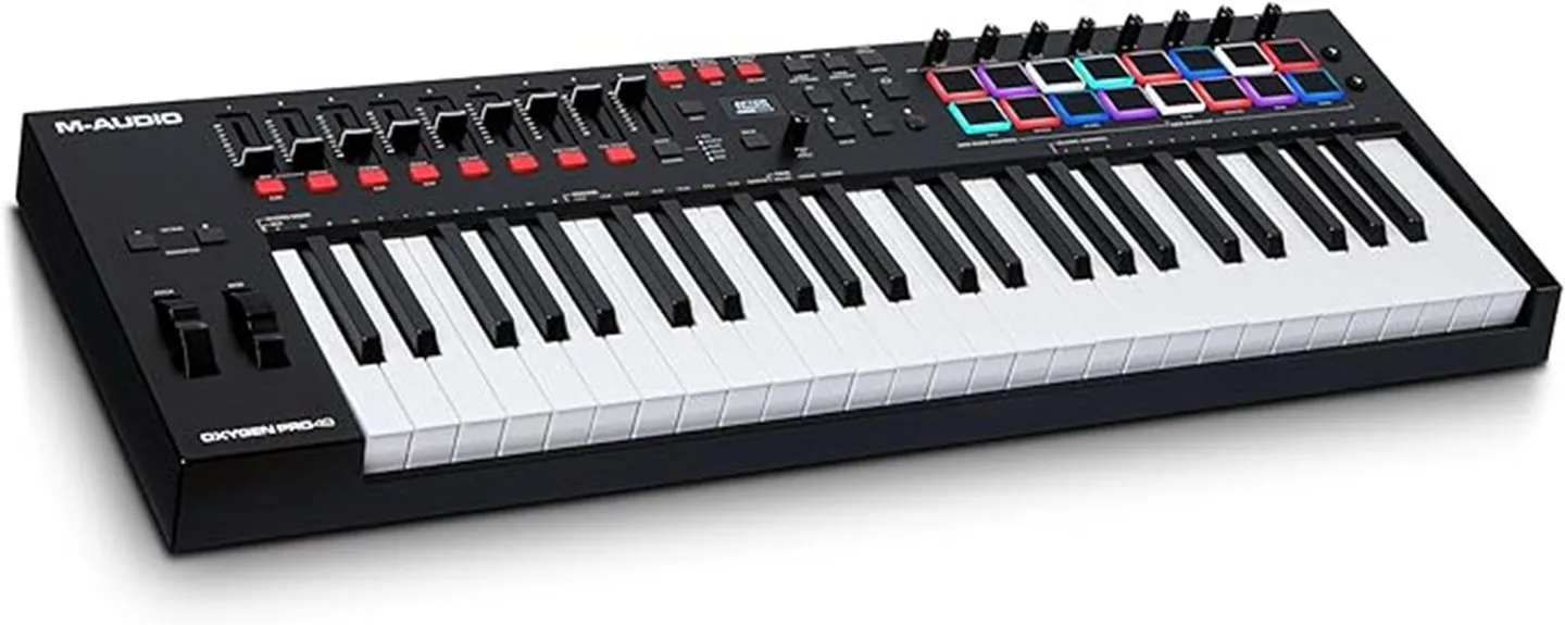 midi keyboard with 49 keys