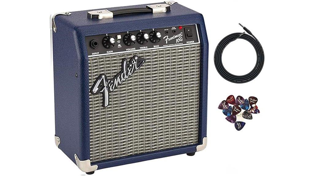 midnight blue guitar amplifier