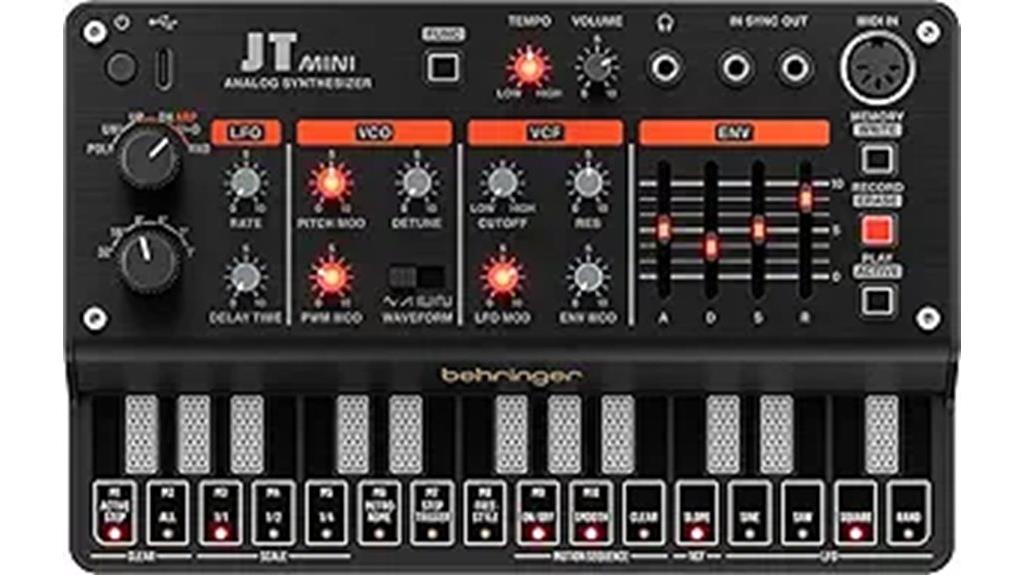 mini 3 voice analog synthesizer