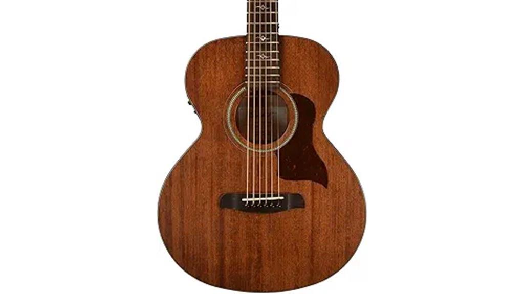 mini jumbo acoustic electric guitar