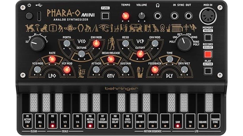 mini polyphonic analog synthesizer