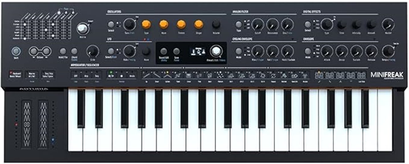 minifreak 37 key synthesizer