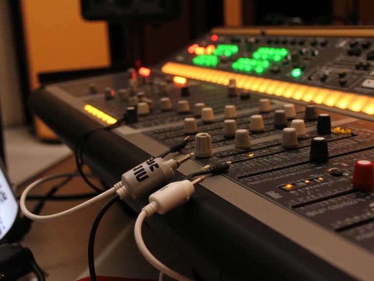 mixer channels signal routing