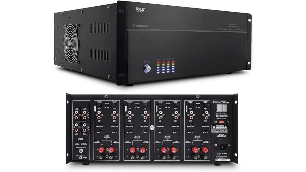 multi zone audio amplifier
