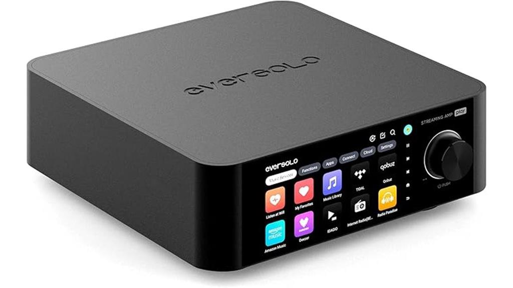 music streamer with amplifier