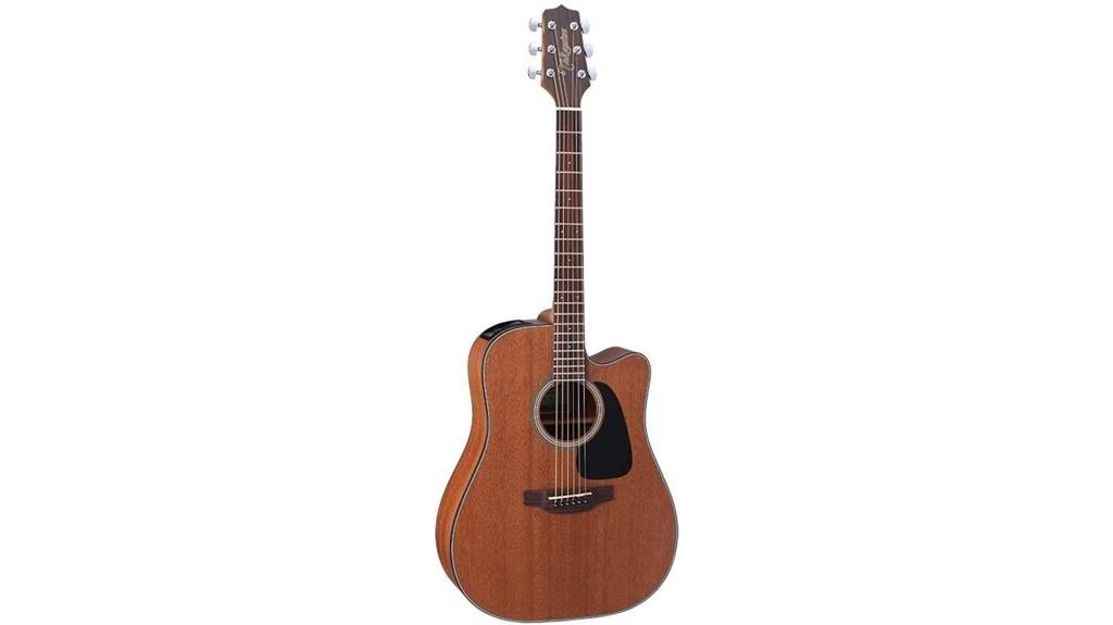 natural acoustic electric guitar