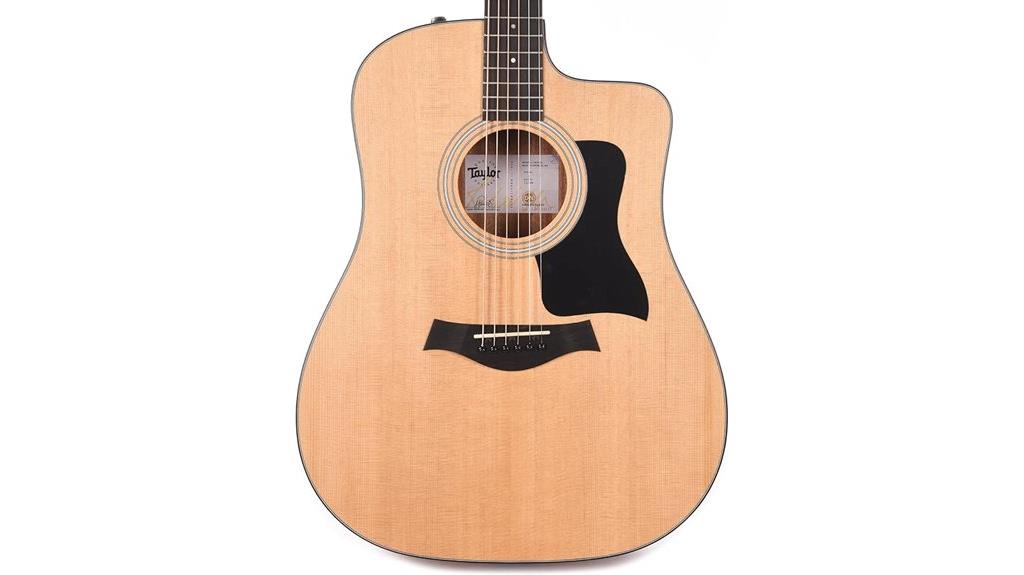 natural acoustic electric guitar