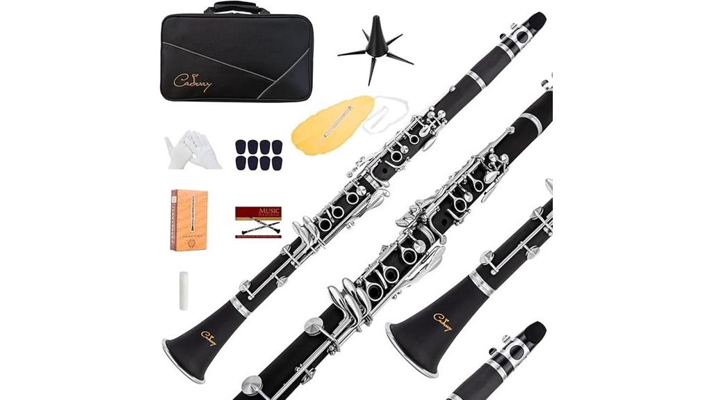 nickel keyed bb clarinet set