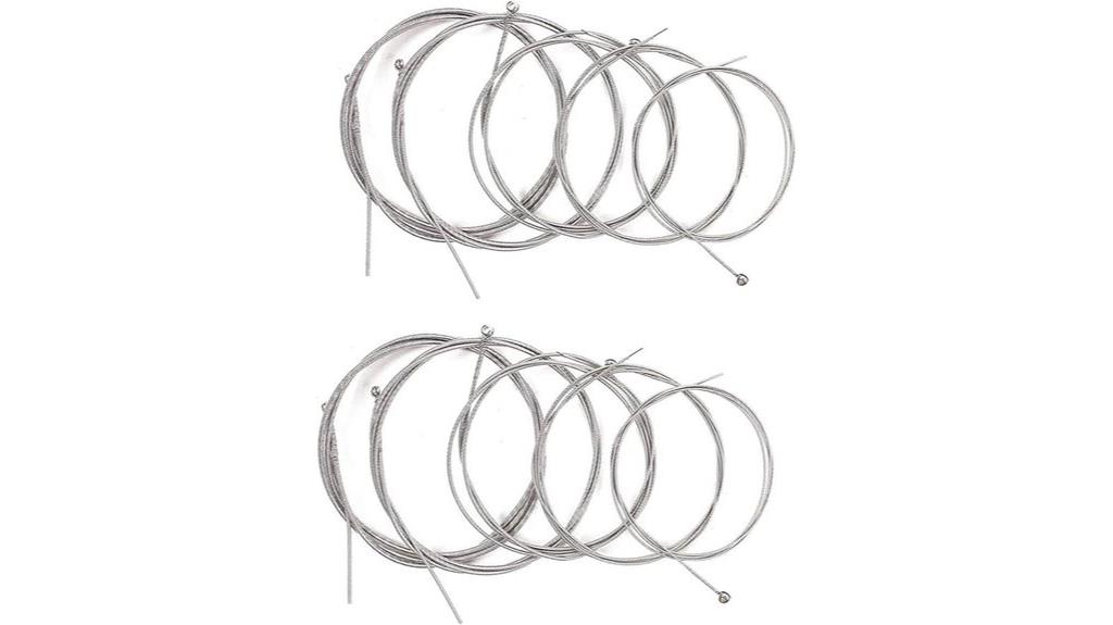 nickel plated steel strings