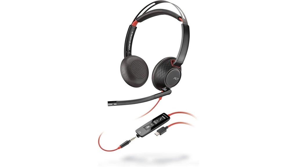noise canceling wired headset
