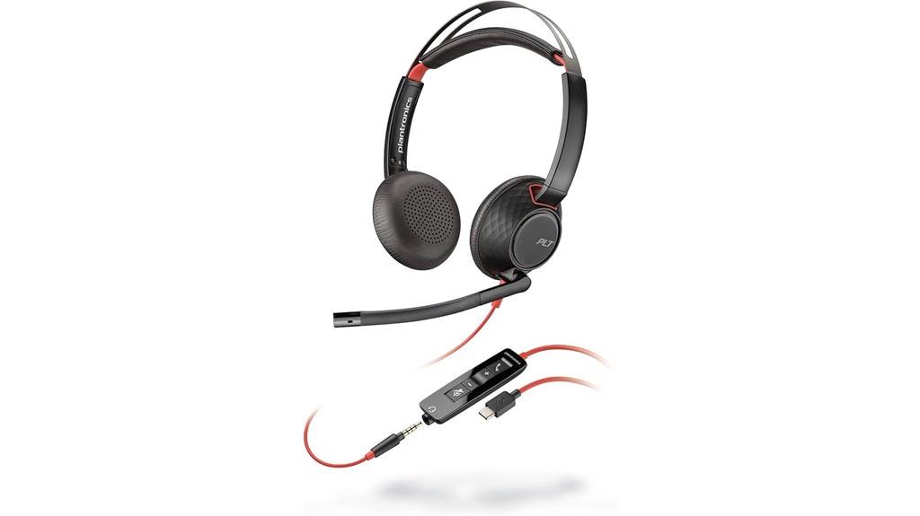 noise canceling wired headset