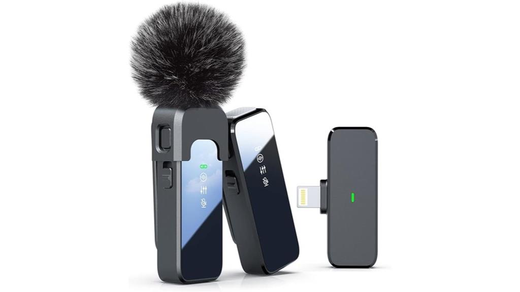 noise canceling wireless lavalier mic