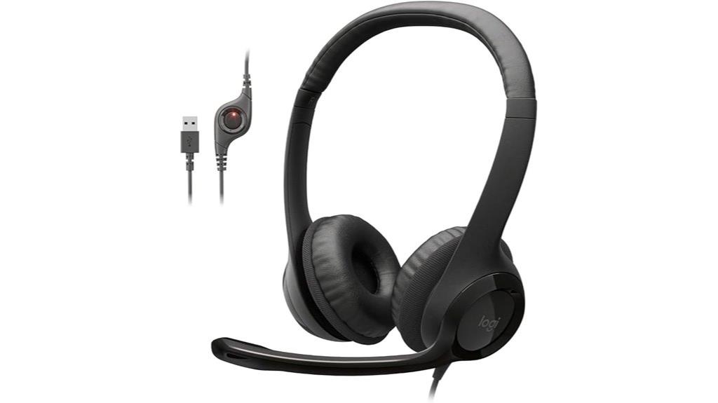noise cancelling wired headset