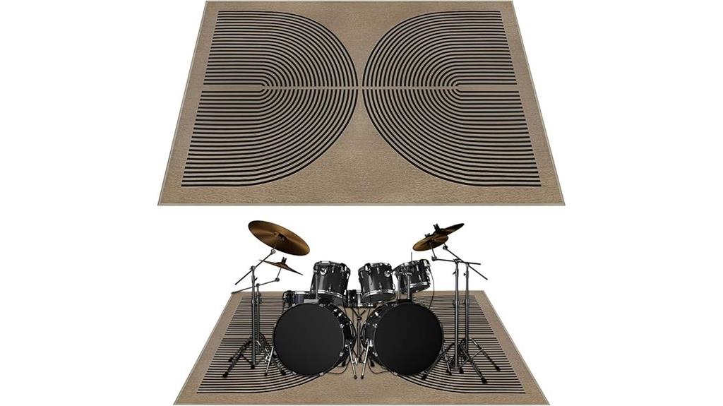 non slip drum floor mat