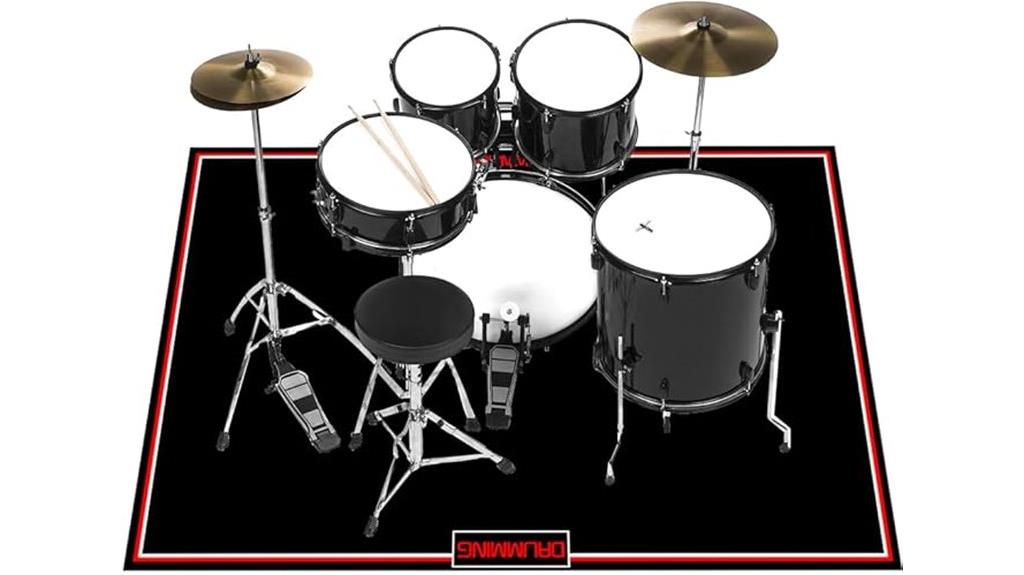 non slip drum rug mat