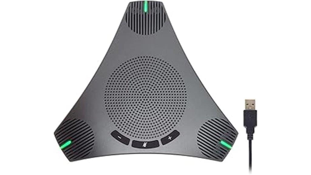 omnidirectional noise reducing speakerphone