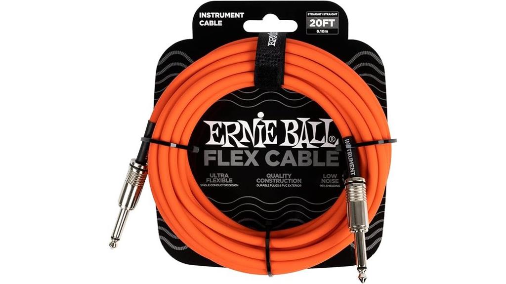 orange 20ft instrument cable