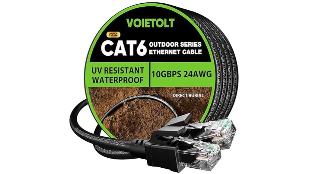 outdoor 200ft ethernet cable