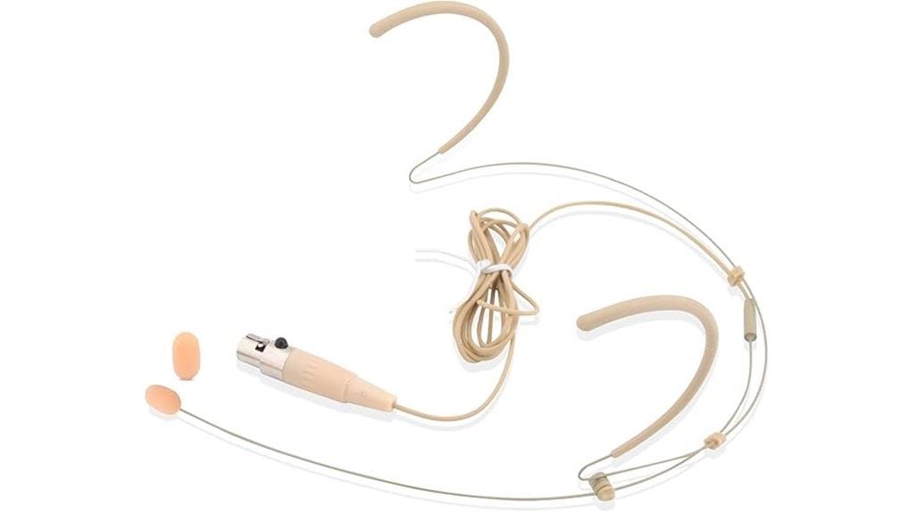 over ear microphone headset system
