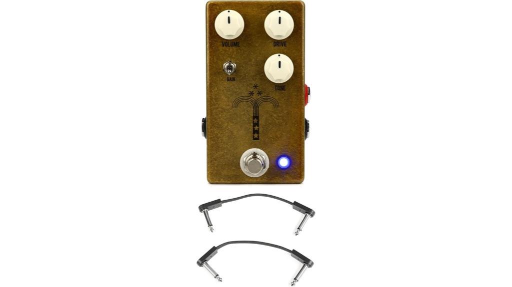 overdrive pedal with cables