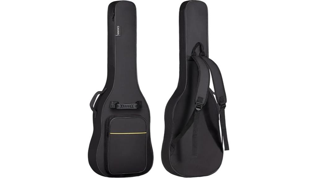 padded guitar bag protection