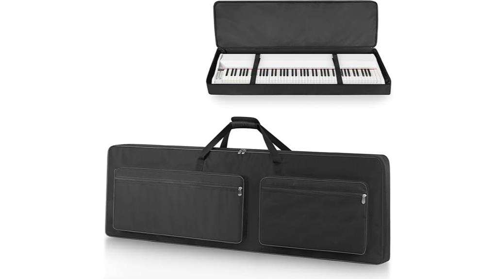 padded keyboard gig bag