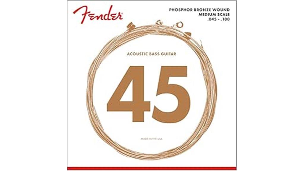 phosphor bronze acoustic bass strings