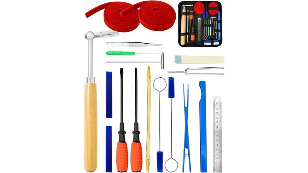 piano tuning tools set