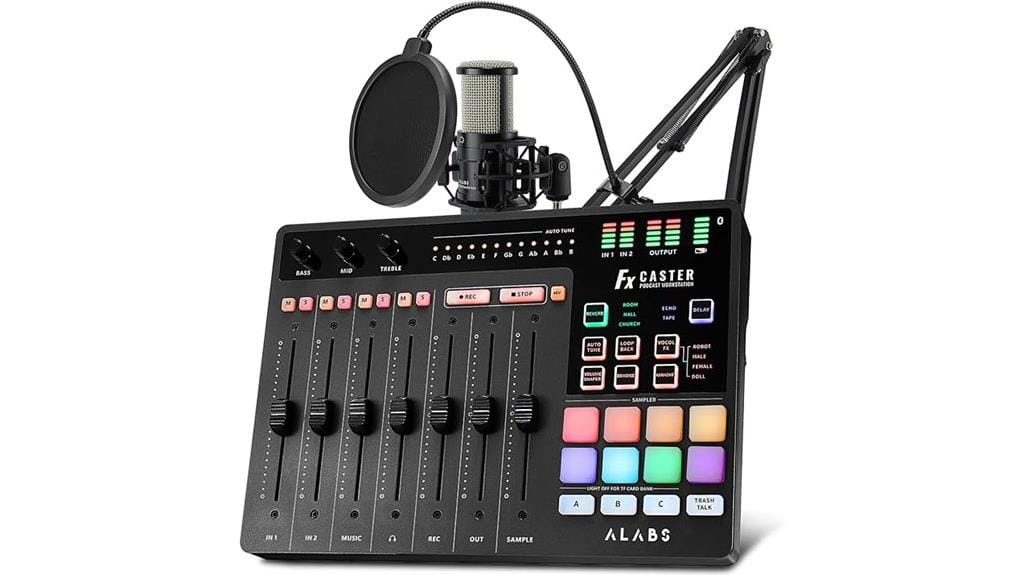 podcast equipment soundboard bundle