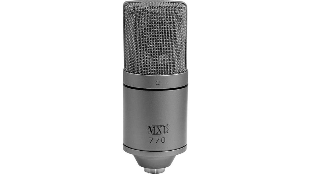 podcasting and studio microphone
