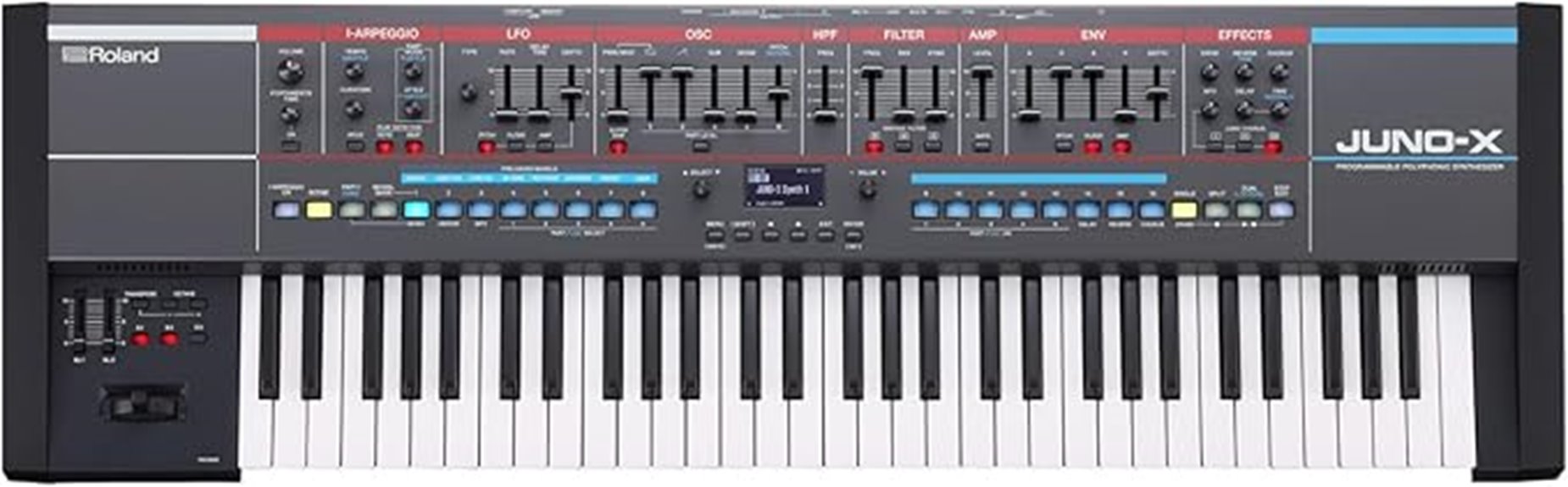 polyphonic synthesizer keyboard instrument