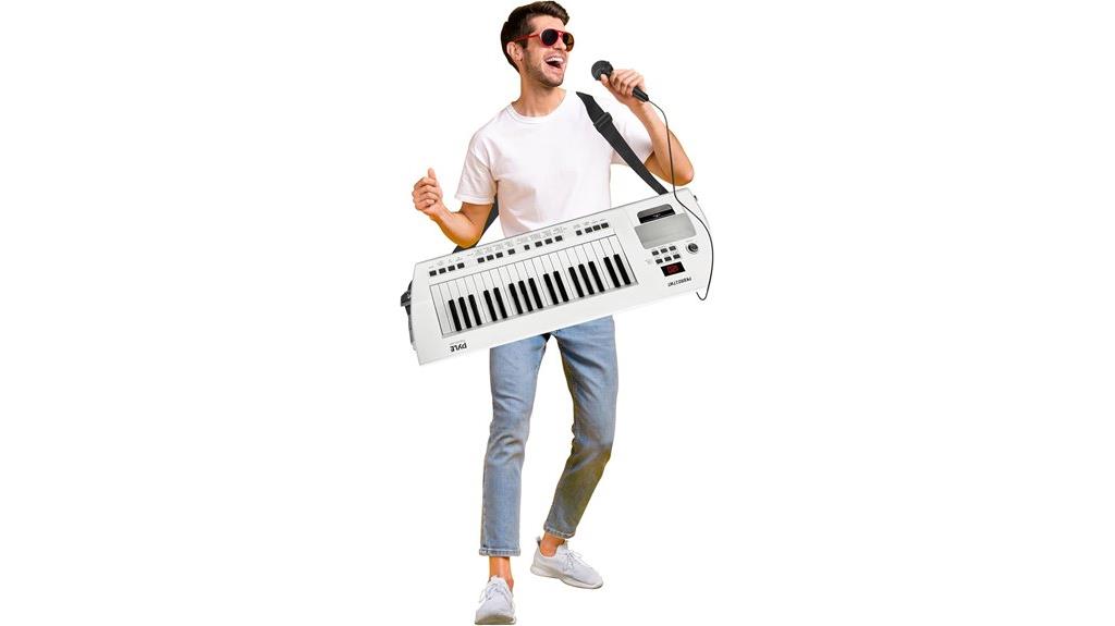 portable 37 key keyboard piano