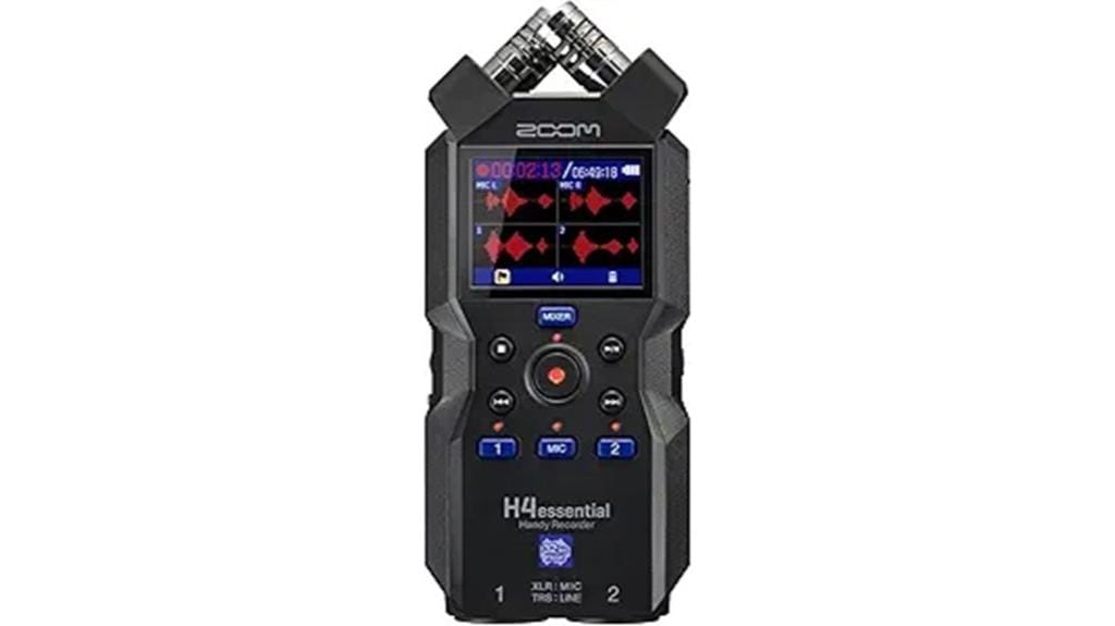 portable 4 track audio recorder