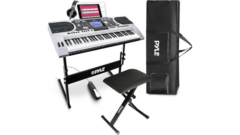 portable electronic musical keyboard