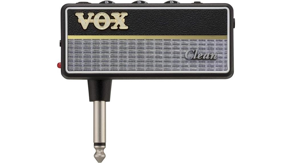 portable guitar amplifier device