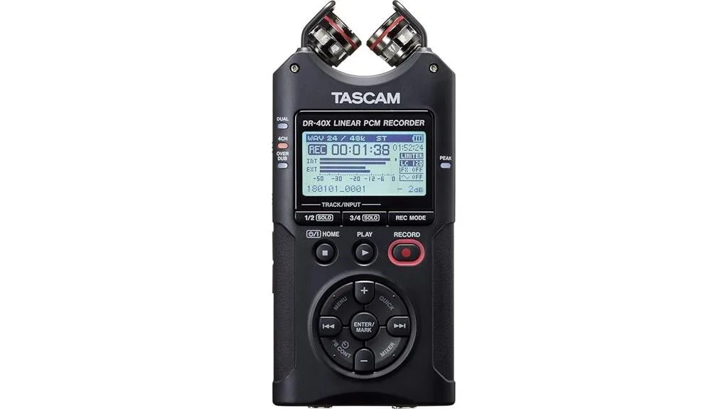 portable handheld audio recorder