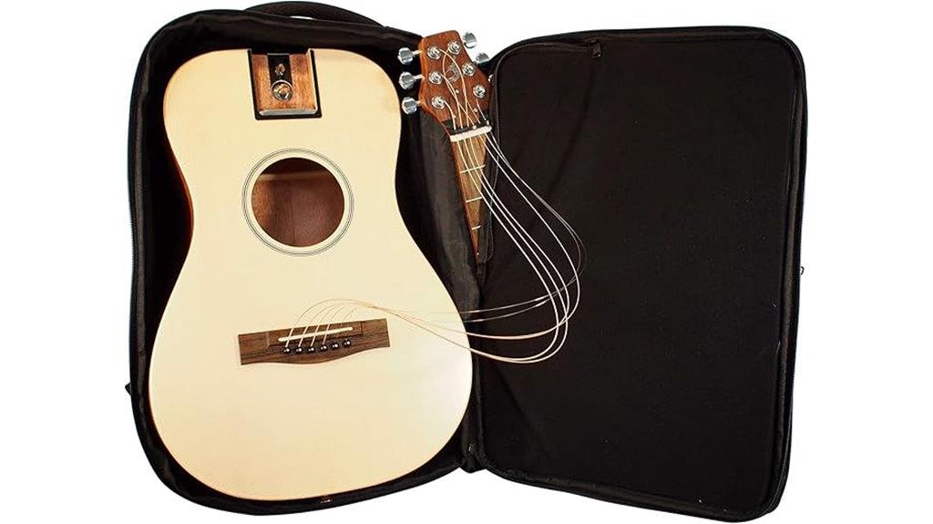portable solid travel guitar