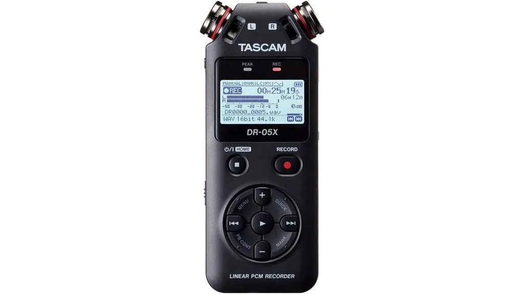 portable stereo audio recorder