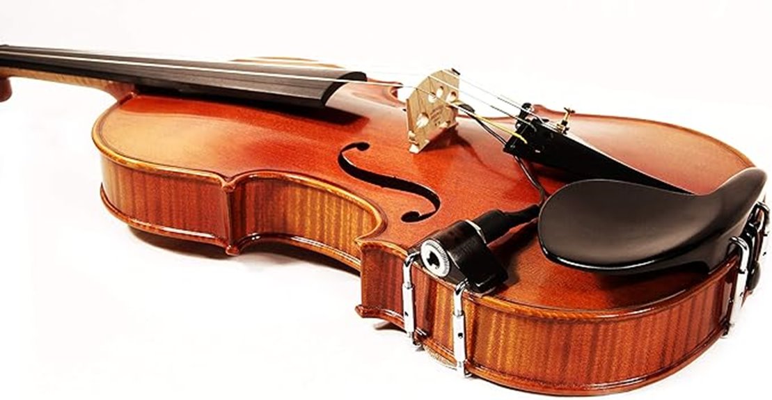 portable violin piezo pickup