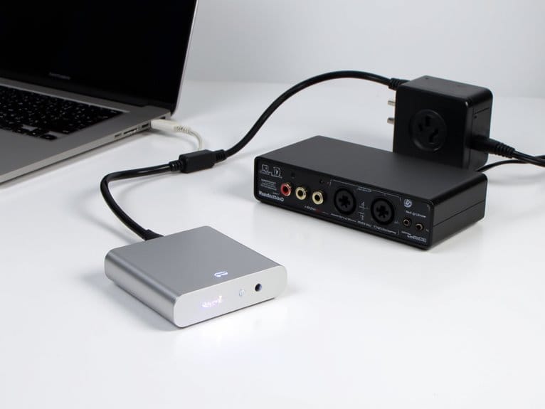 power source audio interfaces