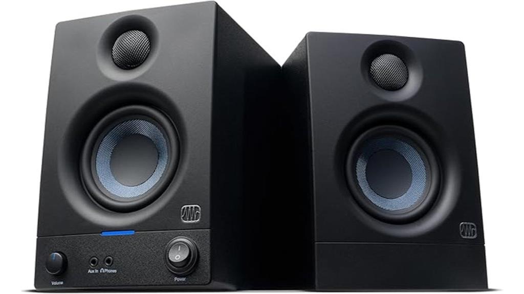 powered studio monitor speakers