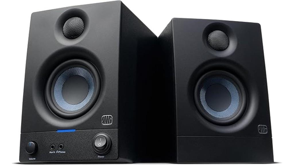 powered studio monitors speakers