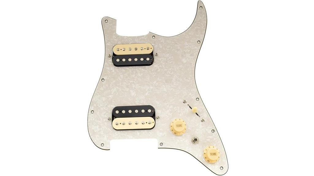 pre wired strat pickguard humbuckers