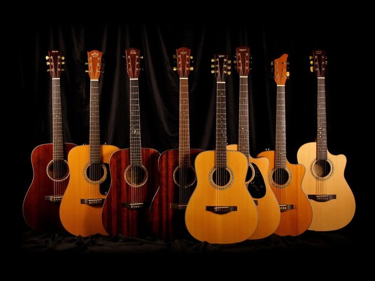 premium mahogany acoustic guitars