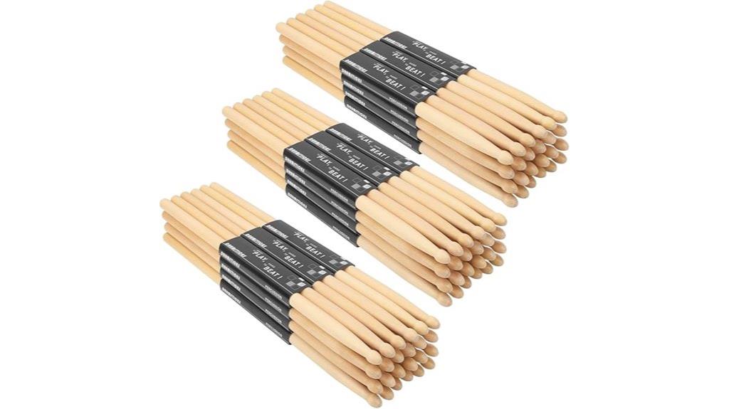 premium maple drumsticks bundle
